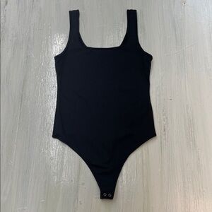 Abercrombie & Fitch Black Soft Collection Bodysuit Sz S